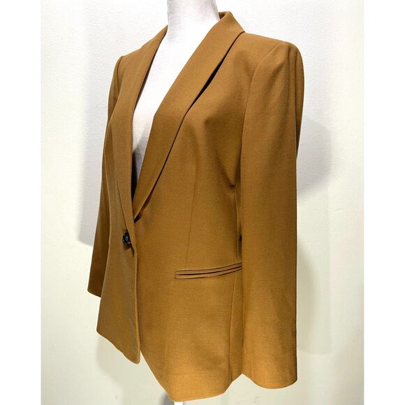 J. Crew Parke wool blazer one button jacket business academy Brown women's 10 - Picture 5 of 11